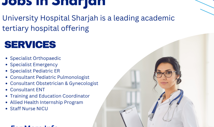 University Hospital Jobs in Sharjah